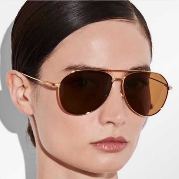 TOM FORD  Titanium Cyrus Aviator Sunglasses TF747 Purple